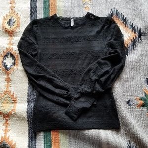 Free people xsmall Blouse See Through